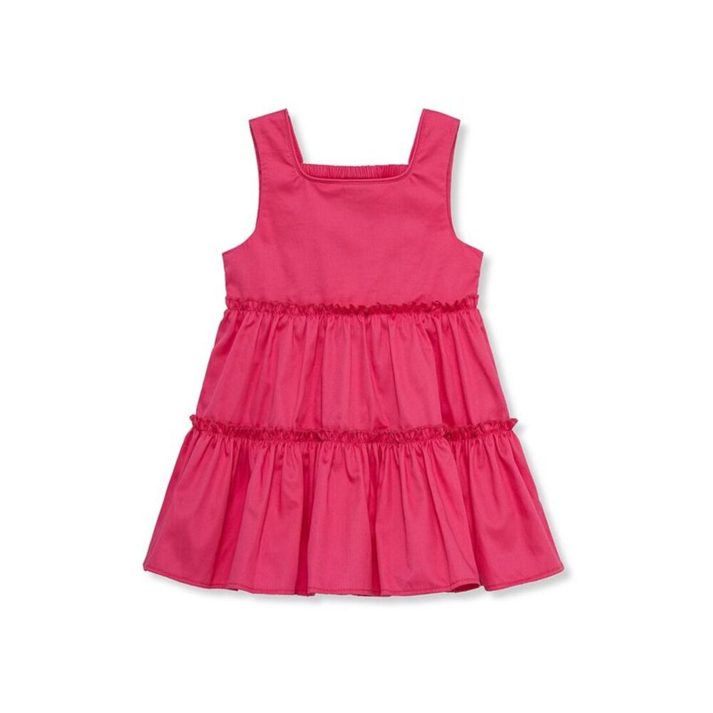 Habitual Girls Tiered Babydoll Dress, Pink